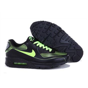 Nike Air Max 90 Men Black Green Running Shoes Online